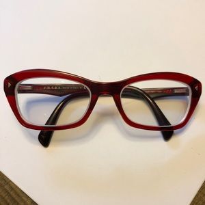 Prada Glasses in red